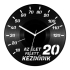 Autós szülinapi bakelit óra - 20 felett