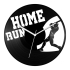 Baseball - Home run bakelit óra