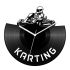 Gokart  bakelit óra