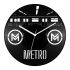 Metró bakelit óra