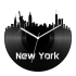 New York bakelit óra