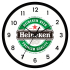 Heineken logós falióra