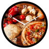 Pizzás falióra